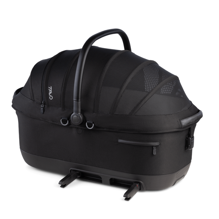 Onyx+Black Maeve iso7X-R Wind + Roscoe Trek Pet Car Seat and Stroller Travel System