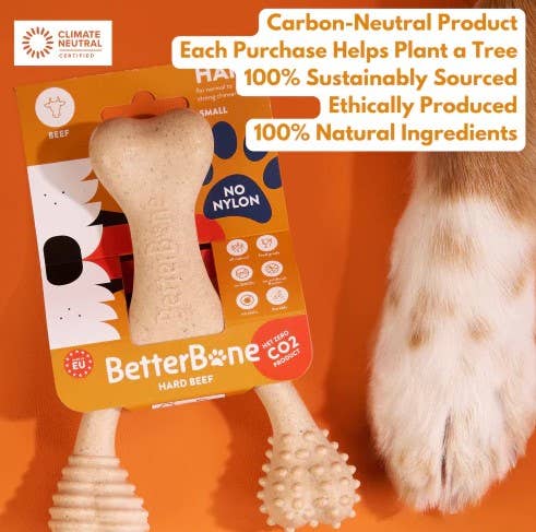 Hard Beef Dog Chew Toy Large