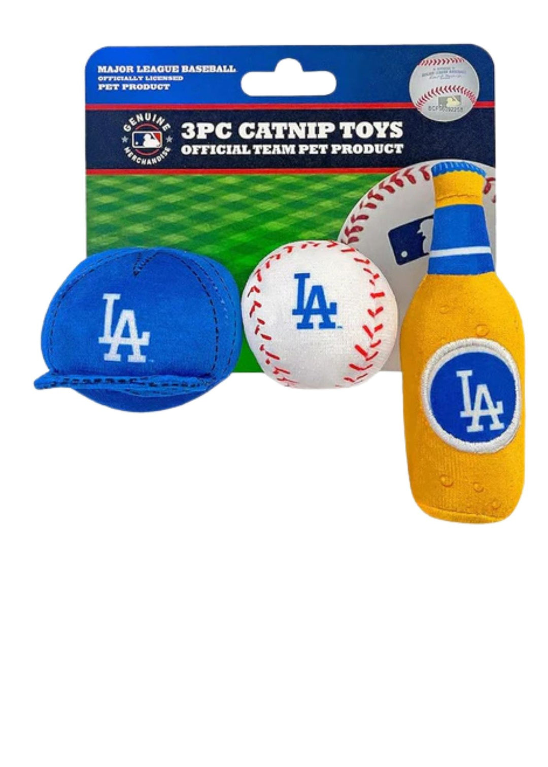 Los Angeles Dodgers Cat Nip Toy Set