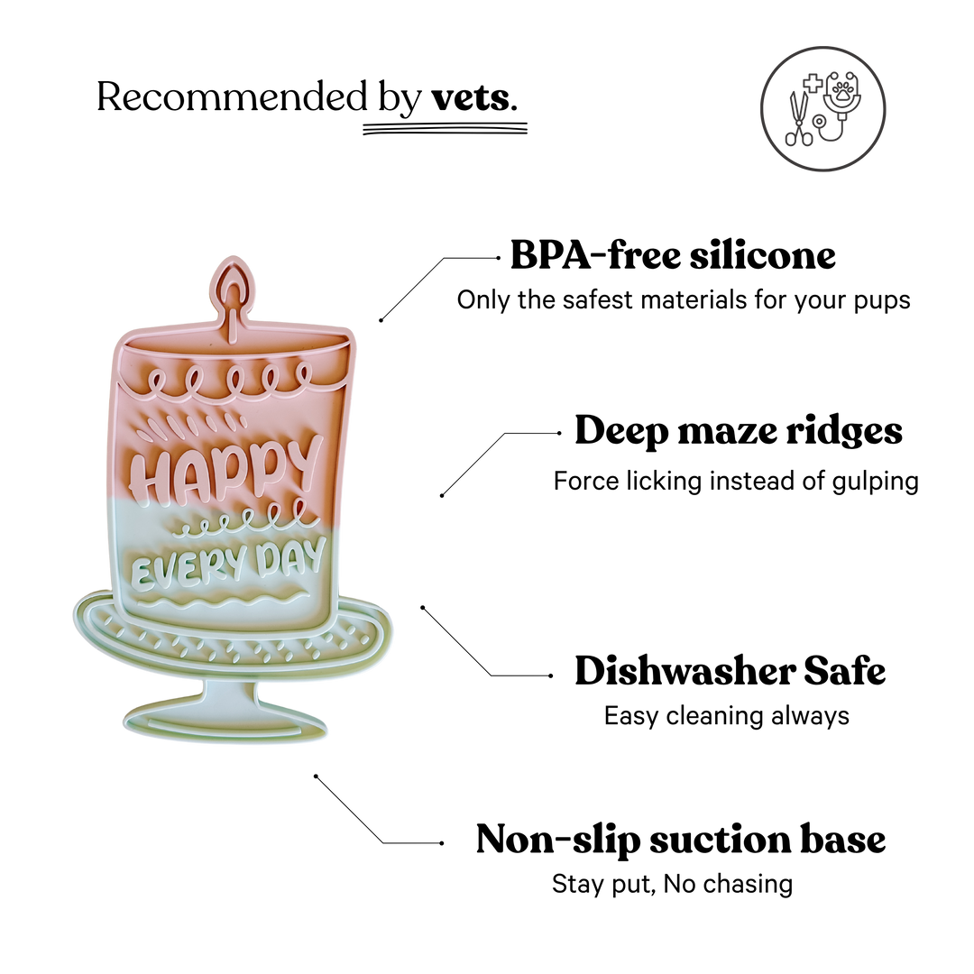 Happy Lick Mat | Pink