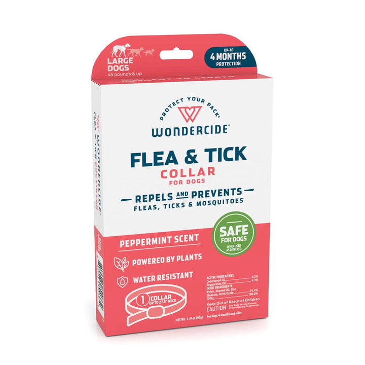 Flea &amp; Tick Collar for Dogs Peppermint Large
