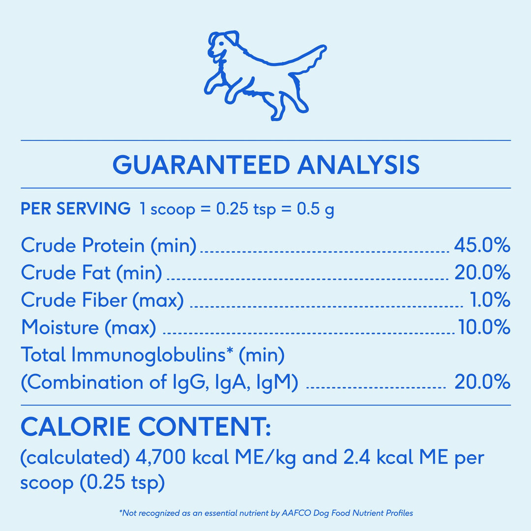 Colostrum Immune System Powder Supplement for Dog