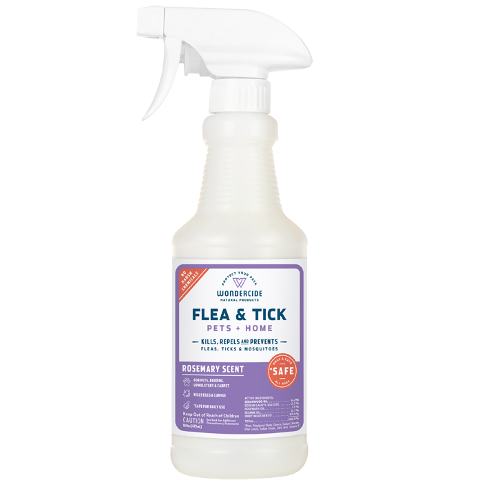 Rosemary Flea/Tick/Mosquito Spray, 16 oz
