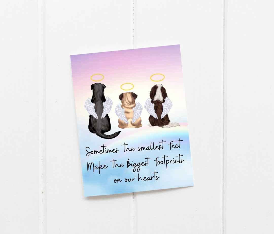 Dog Sympathy Greeting Card