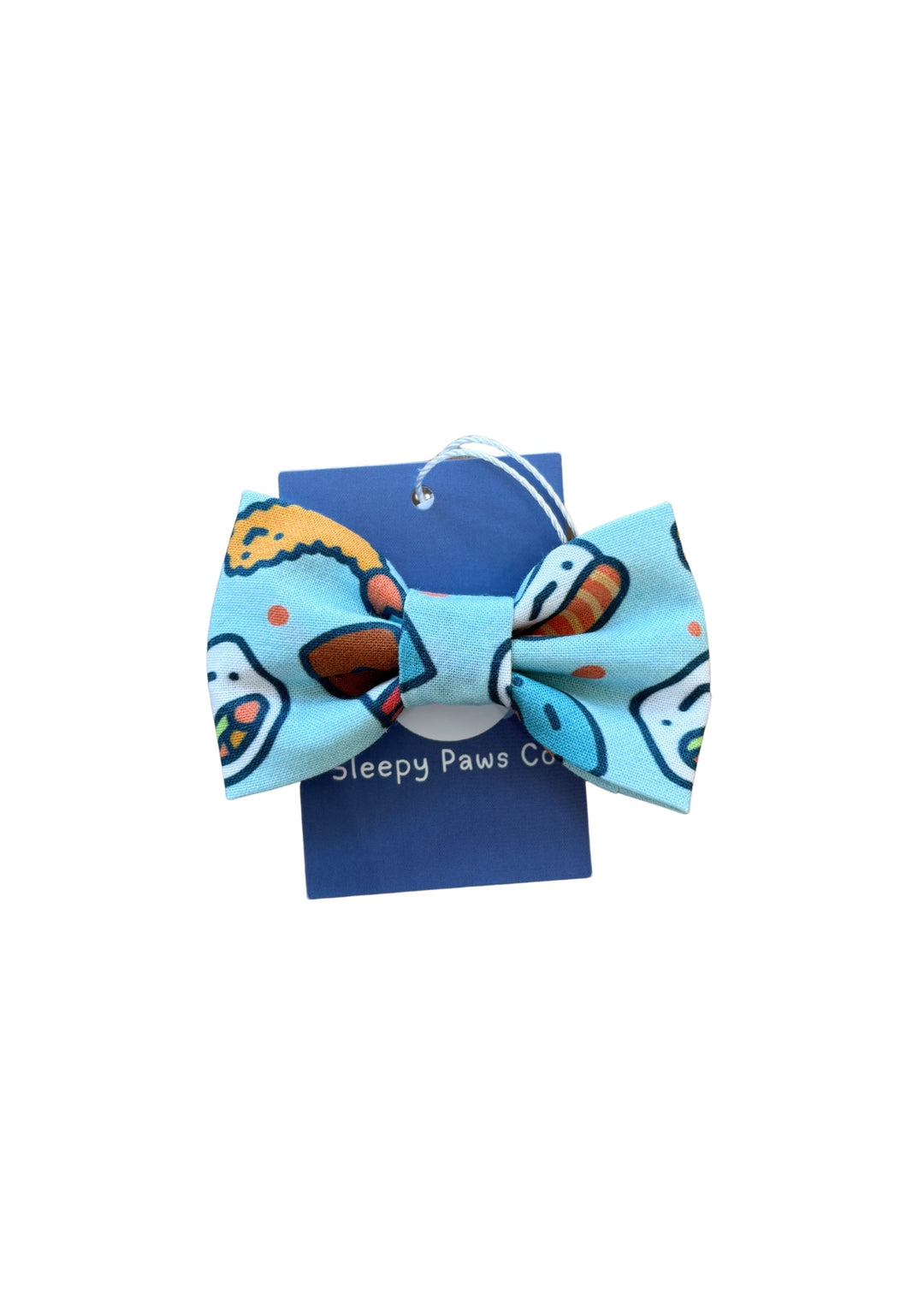 Teal Sushi Bow