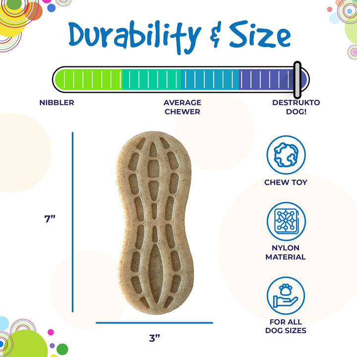 SP Nylon Peanut Chew Toy Medium/Large