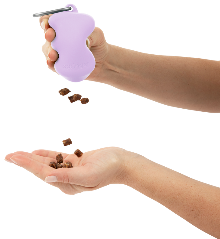 Squeeze Silicone Dog Treat Pouch Dispenser