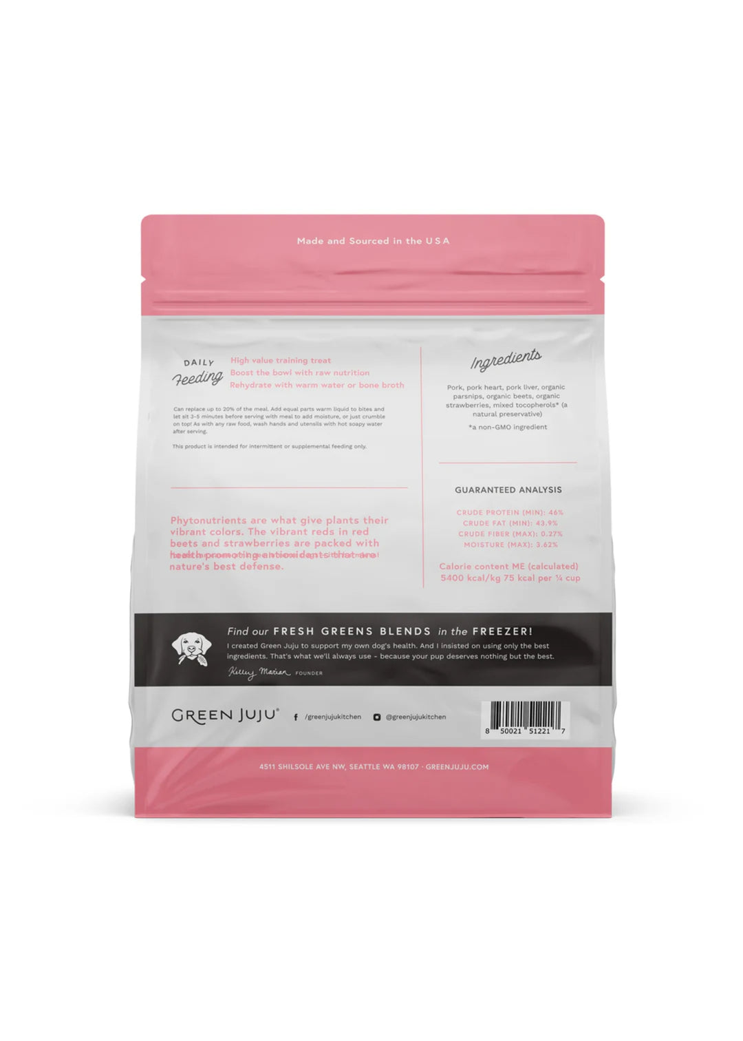 Pork Pink Whole Food Bites 3oz