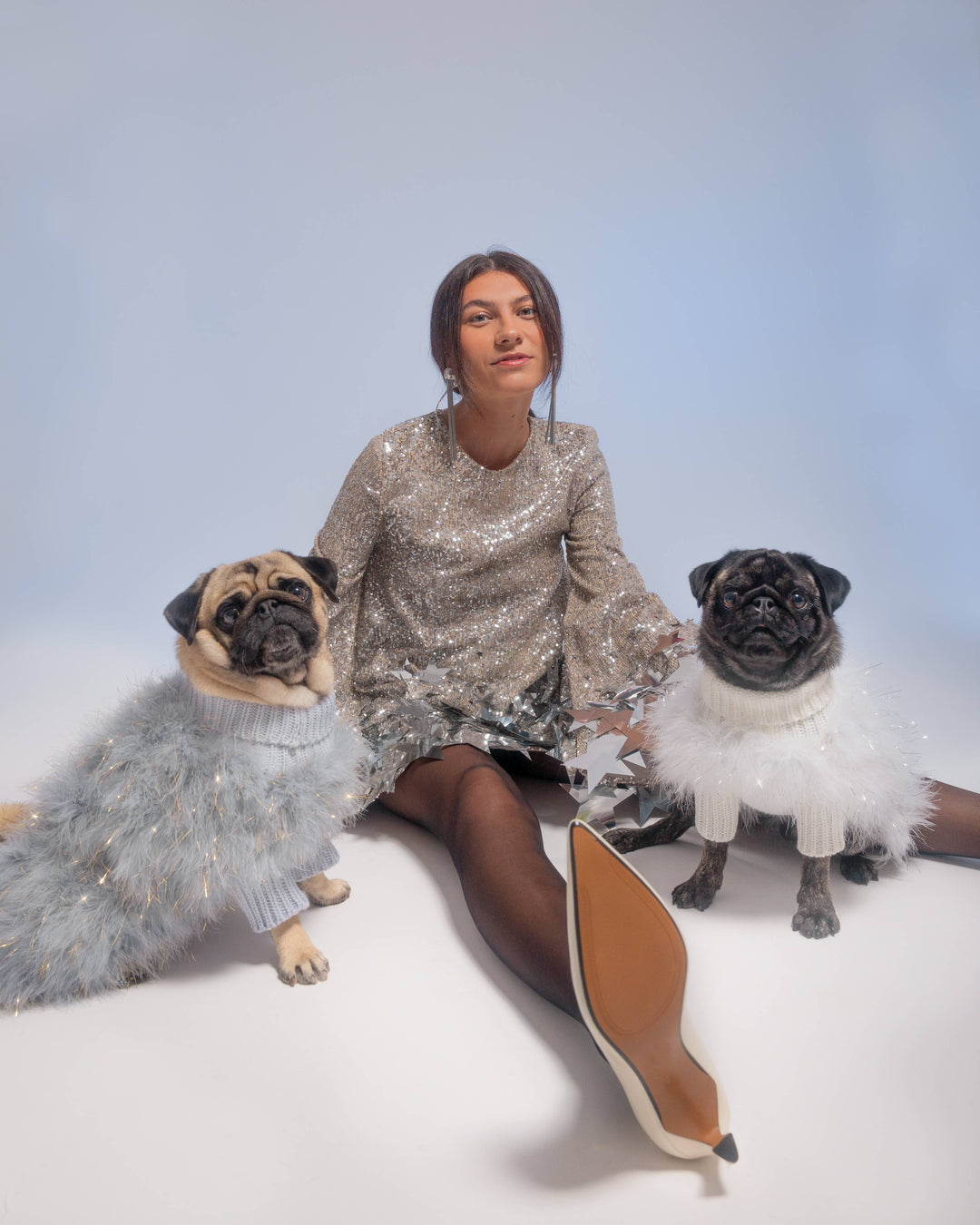Christian Cowan Holiday Glitz Dog Jumper