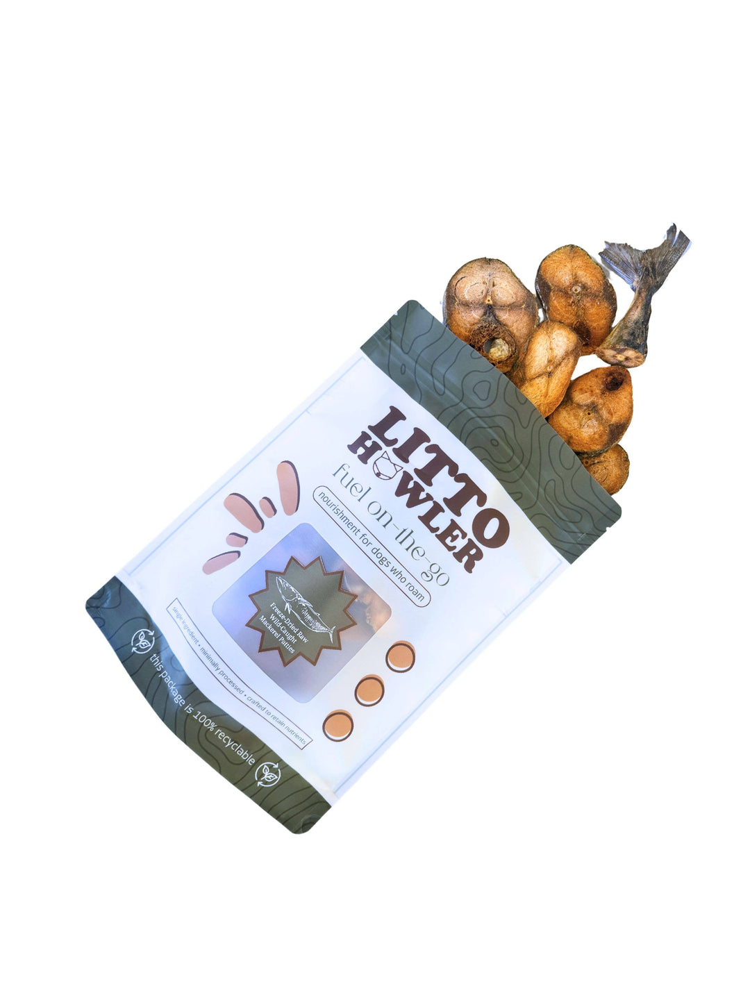 Wild Caught Mackerel Patties Freeze Dried Raw | 3 oz