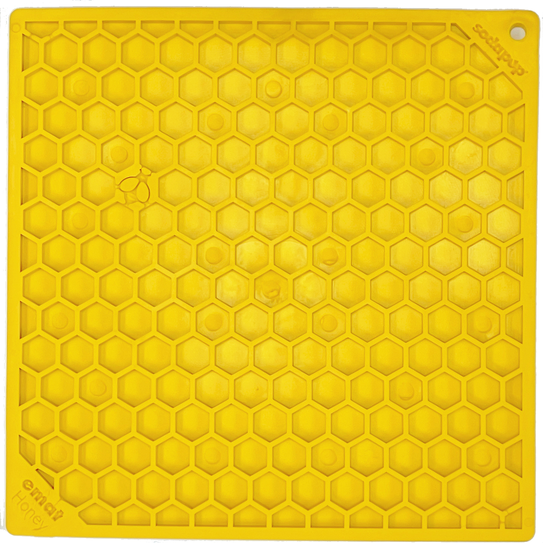 Honeycomb Design Emat Enrichment Licking Mat