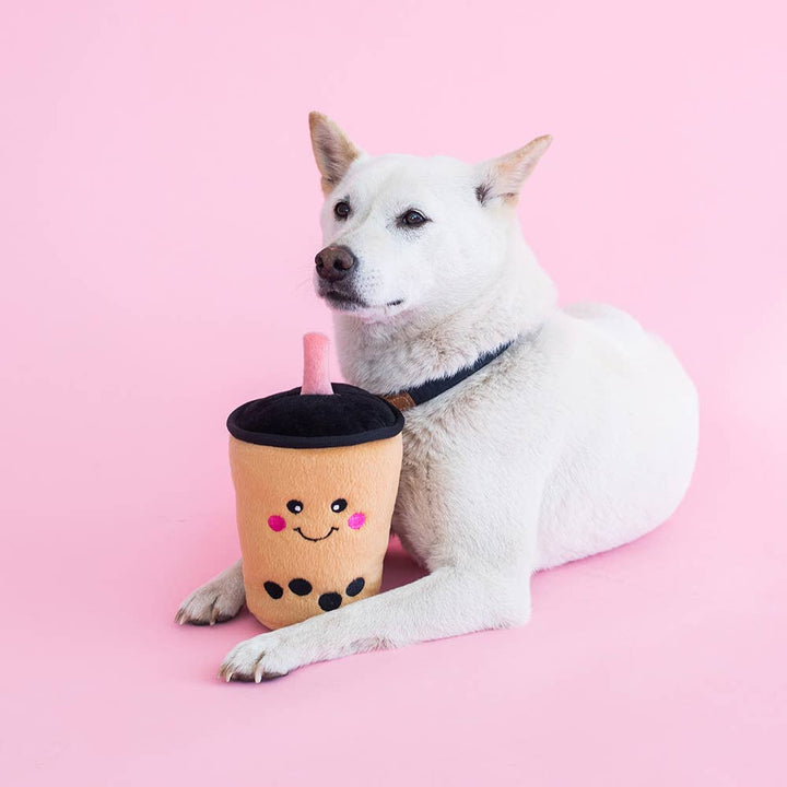 Nomnomz Boba Milk Tea Dog Toy