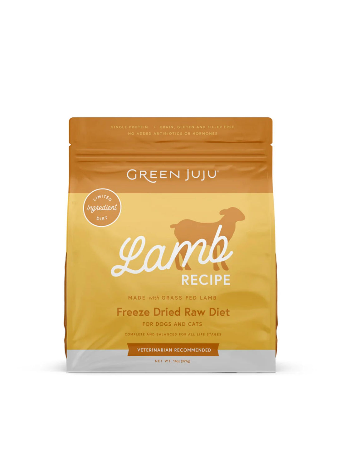 Lamb Recipe Freeze Dried Raw Diet 14oz