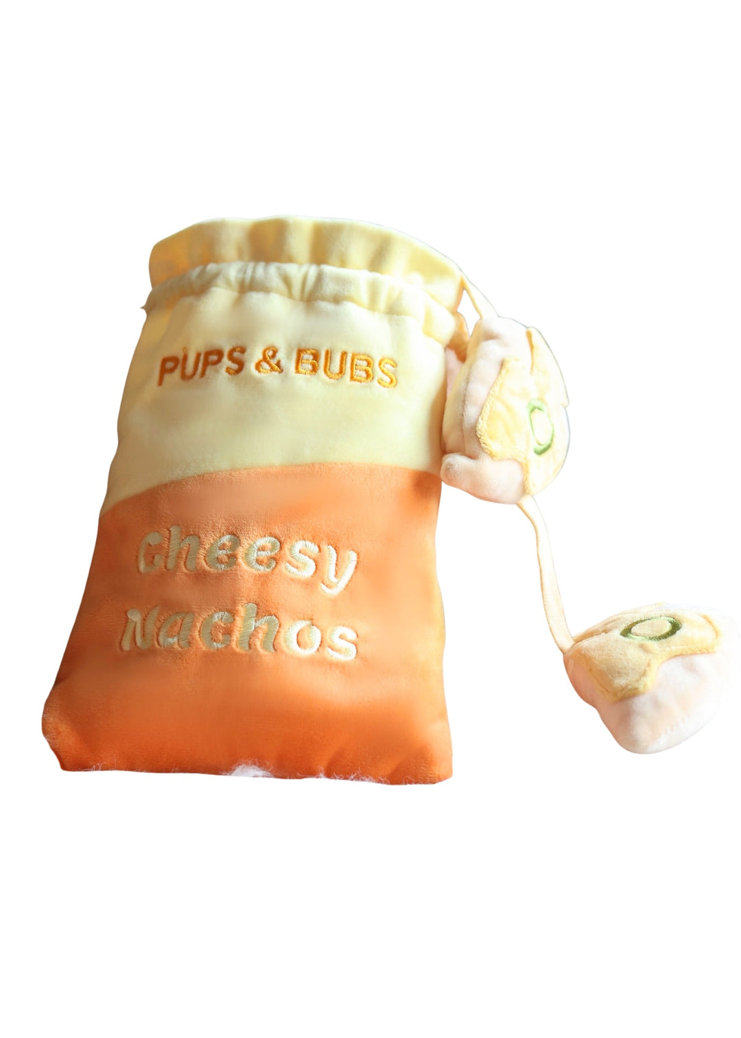 Cheesy Nachos Nosework Enrichment Toy | Snuffle | Squeaker
