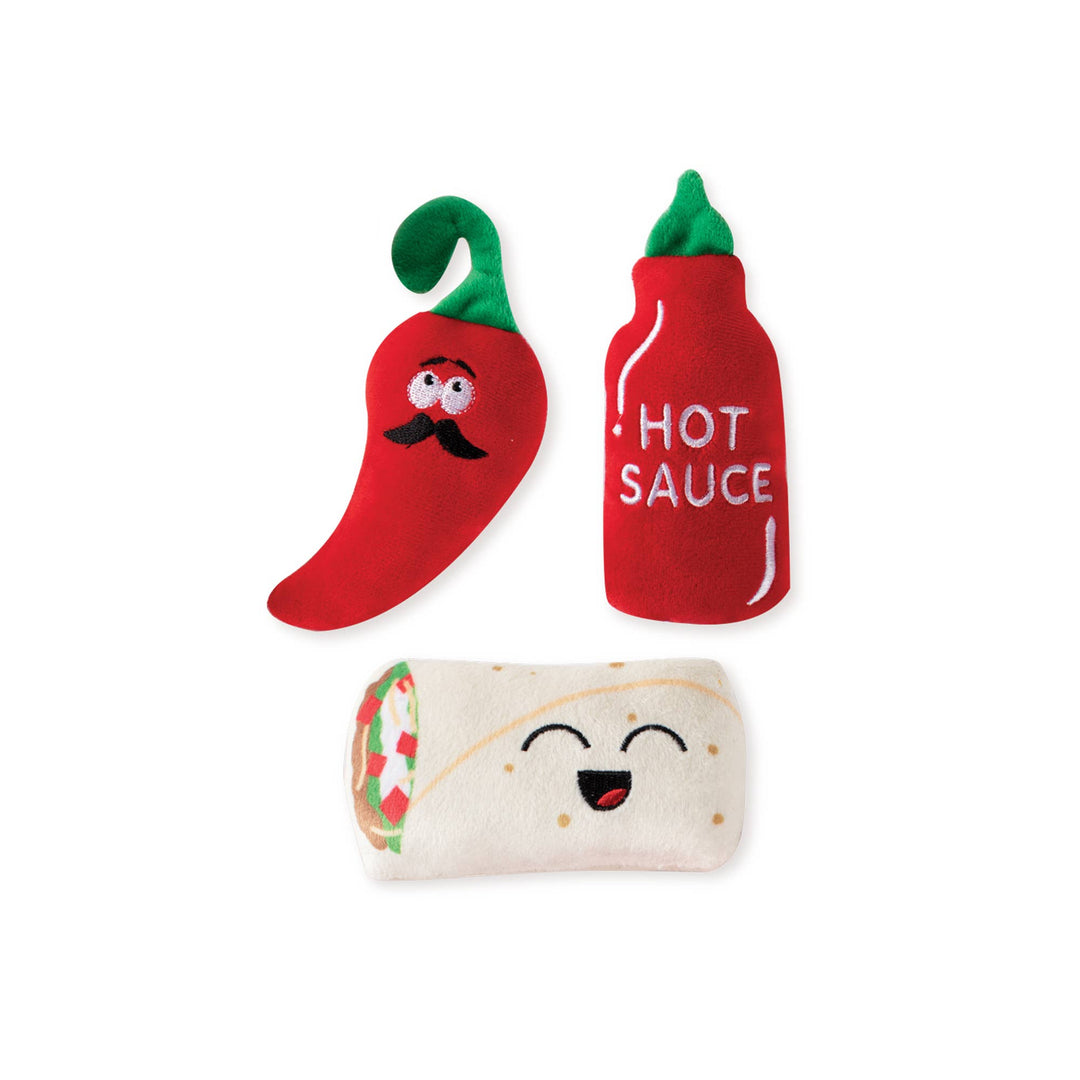Hot And Spicy 3 Piece Small Dog Toy Set