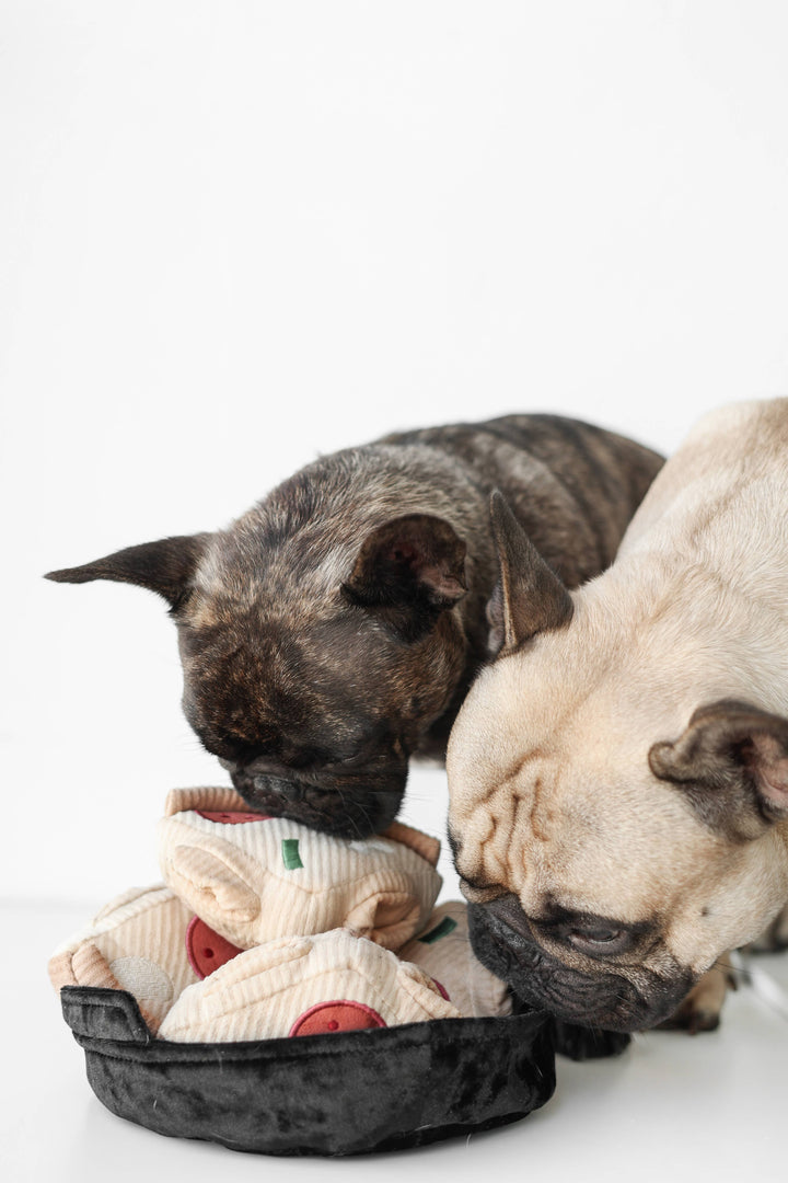 Deep Dish Pizza Enrichment Dog Toy