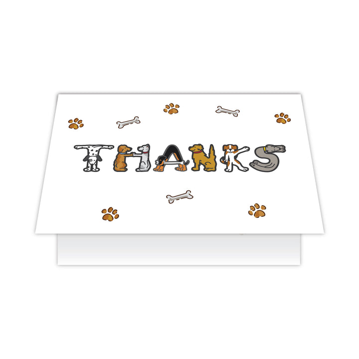 Thank You Card - Dog Figures