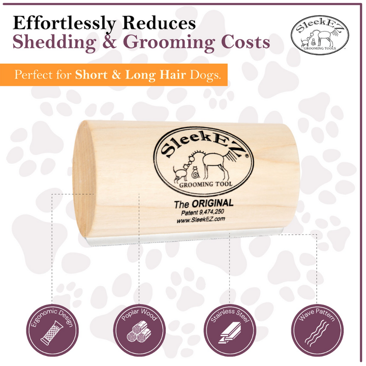 Medium Brush for Shedding and Grooming (5 inch)