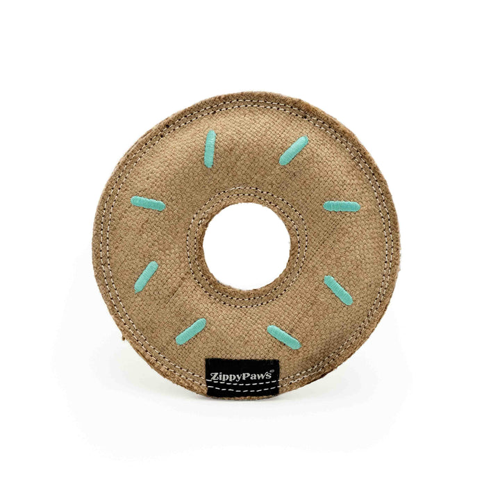EcoZippy Jute Donutz Dog Toy