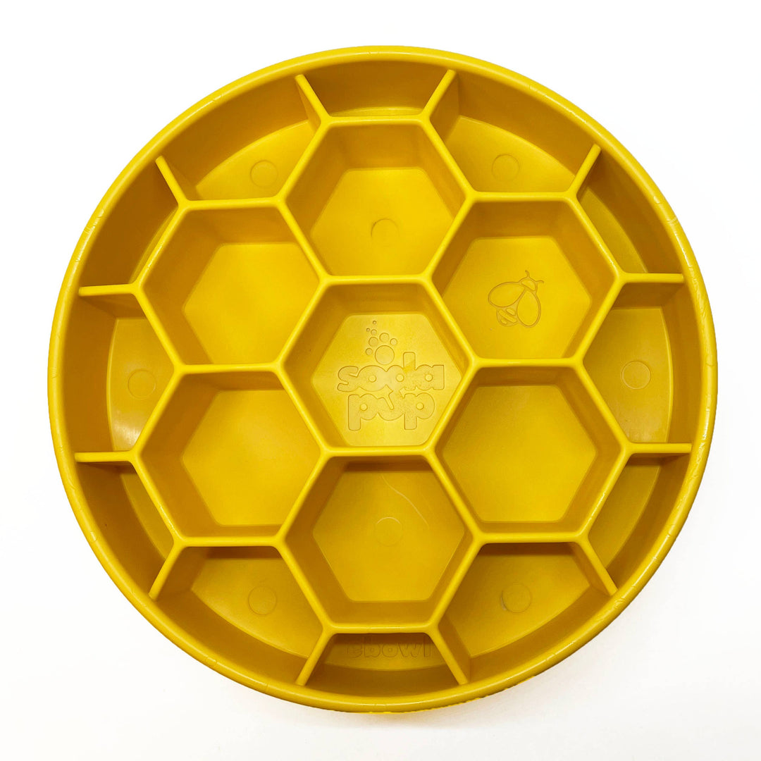 Honeycomb Design eBowl Enrichment Slow Feeder Bowl