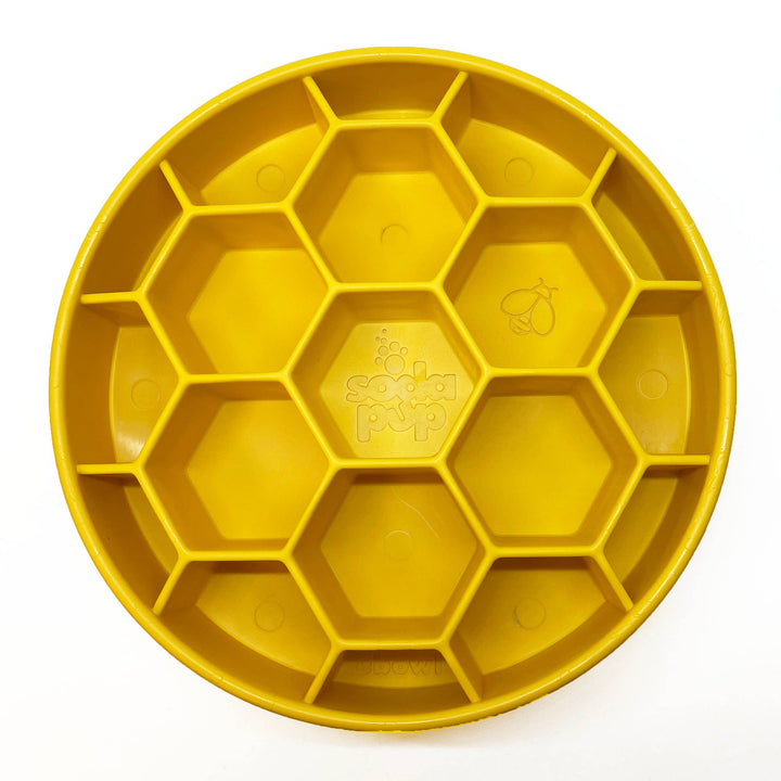Honeycomb Design eBowl Enrichment Slow Feeder Bowl