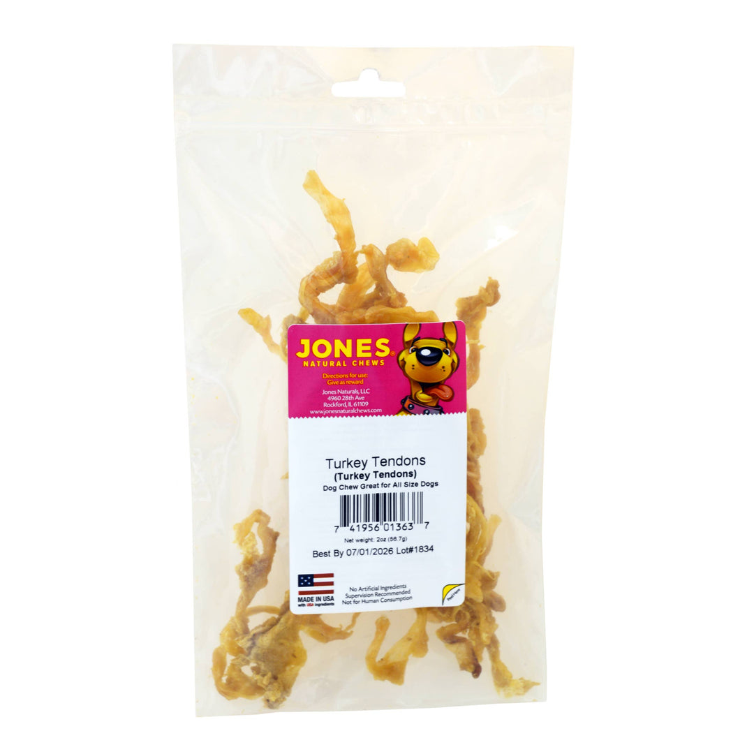 Turkey Tendons 2oz Bag with Label