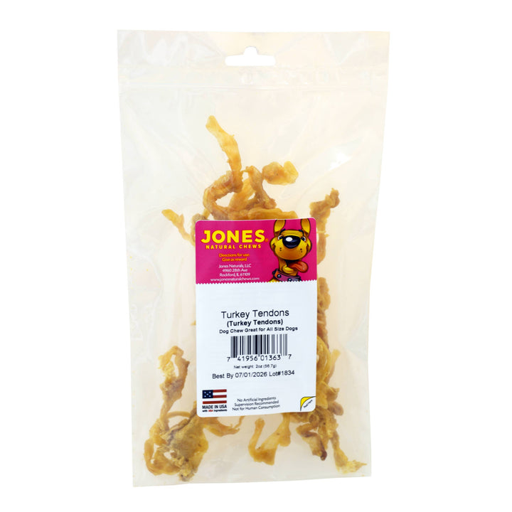 Turkey Tendons 2oz Bag with Label
