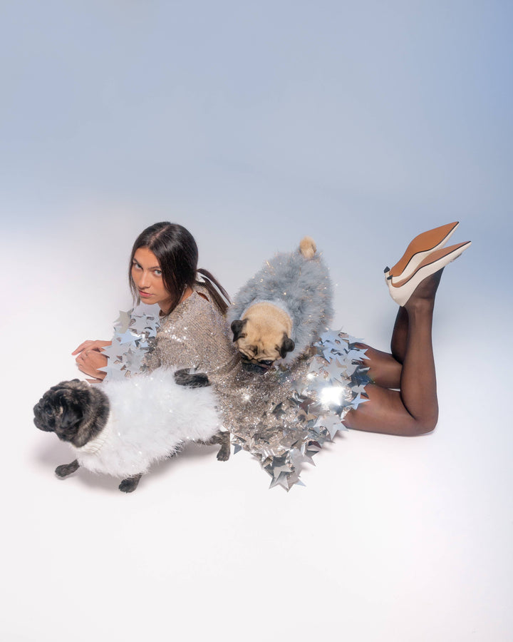 Christian Cowan Holiday Glitz Dog Jumper