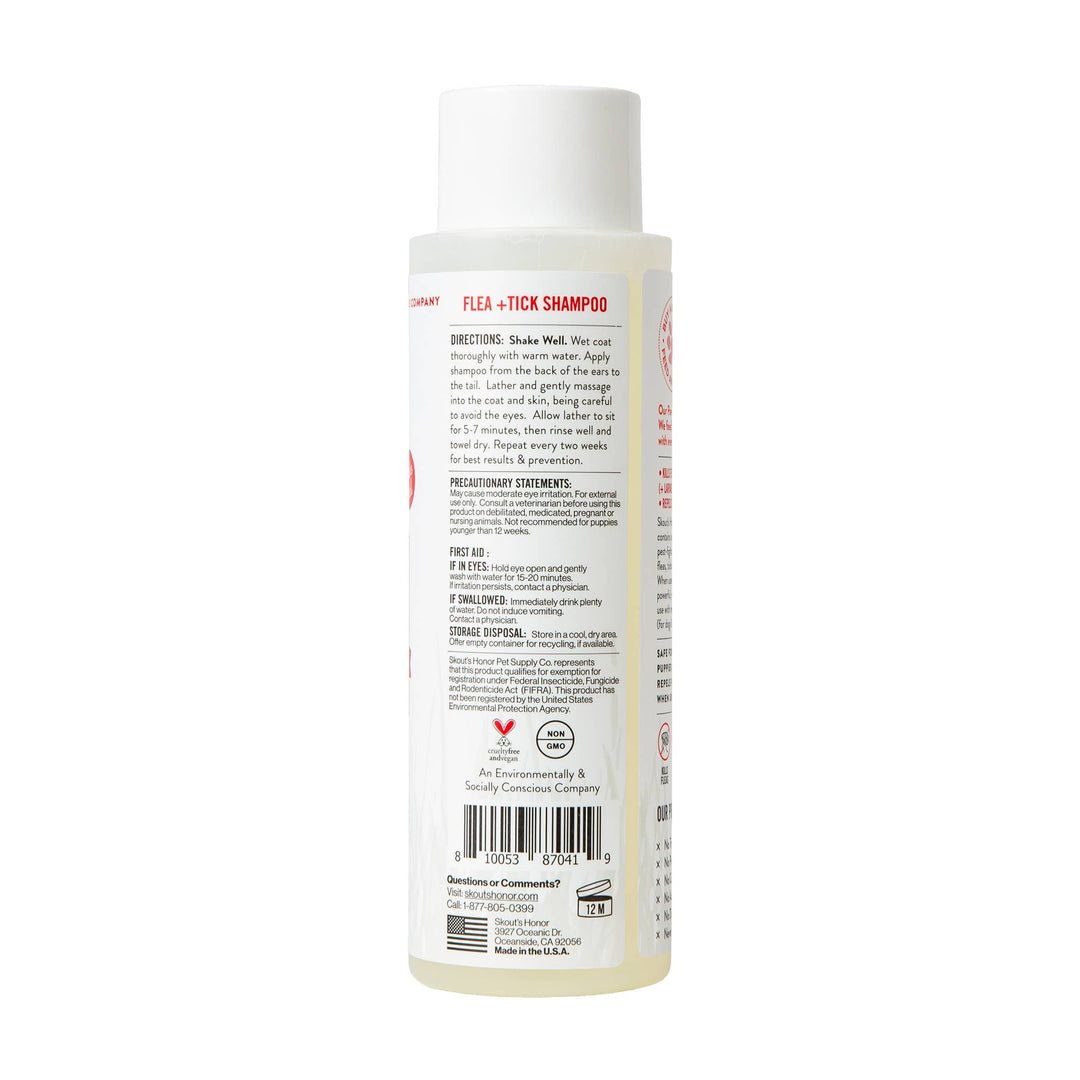 Flea + Tick Shampoo, 16oz
