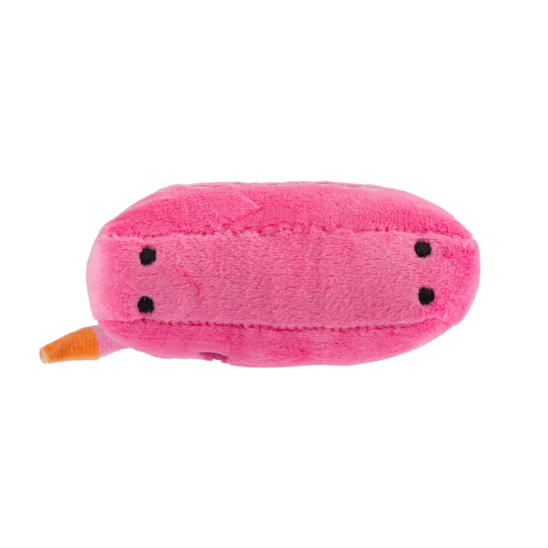 Pink Barkin Bag w/ Scarf Squeaker Dog Toy