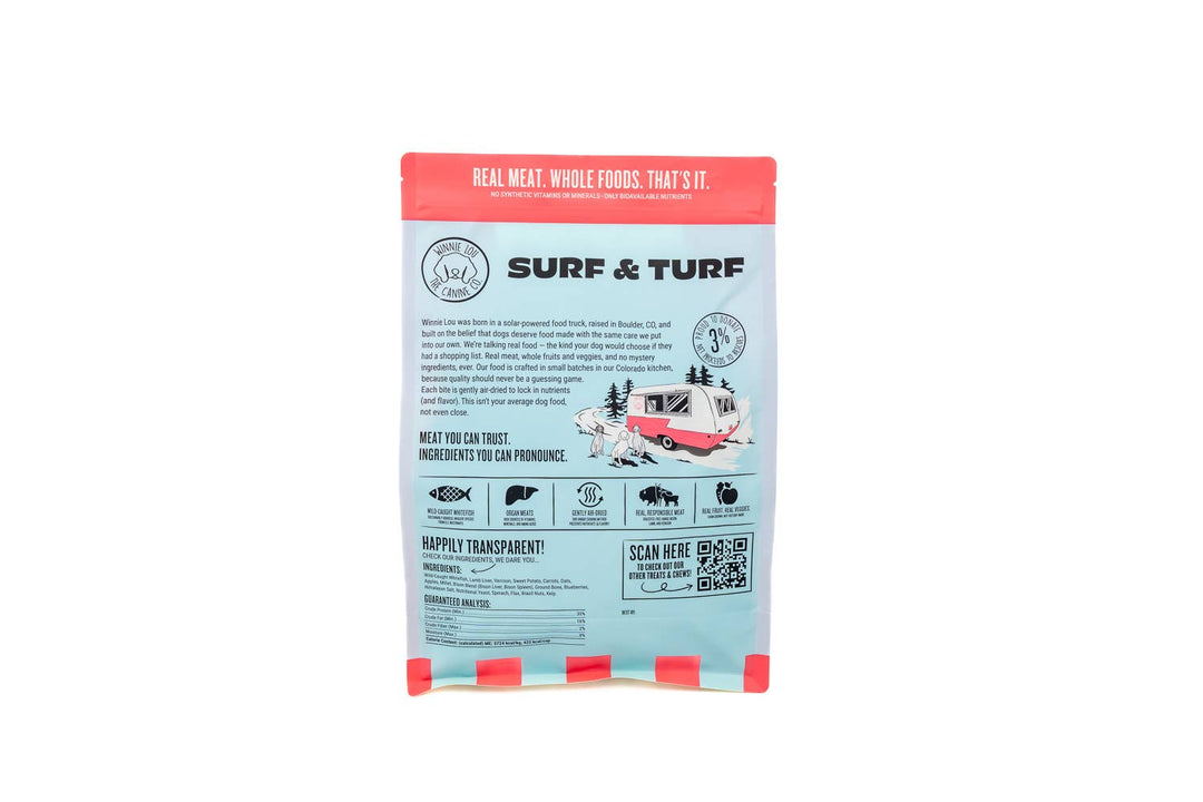 Gently Air-Dried Dog Food - Surf + Turf