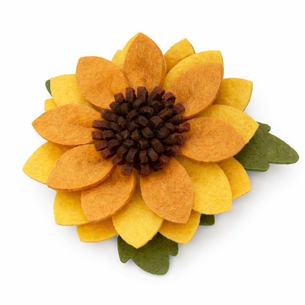 Sunflower Dog Collar Flower
