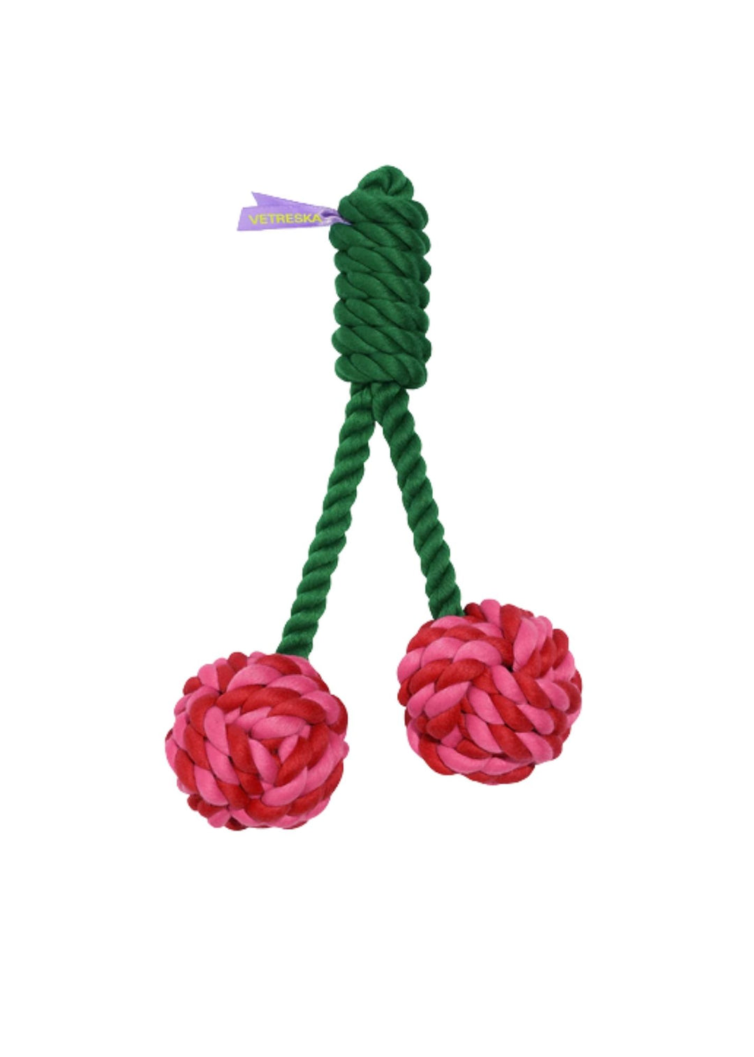 Cherry Knot Rope Toy