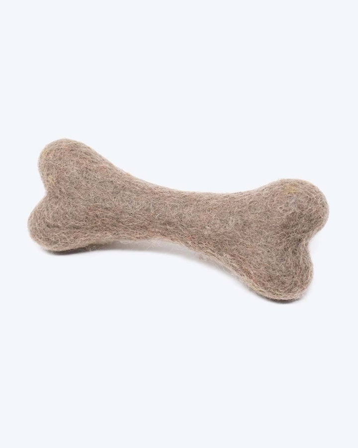 Spring Woolbone Wool Dog Toy