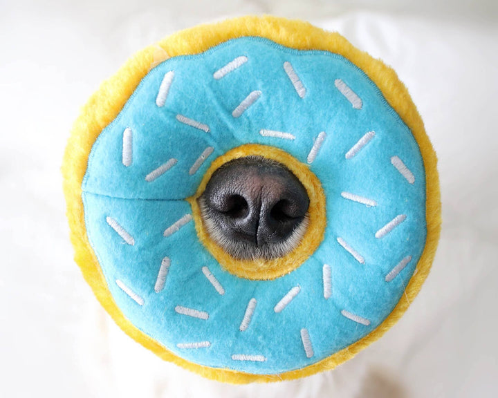 Junior Donutz - Blueberry - Dog Toy