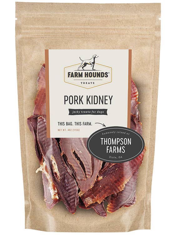 Pork Kidney Treats - All-Natural - 4oz