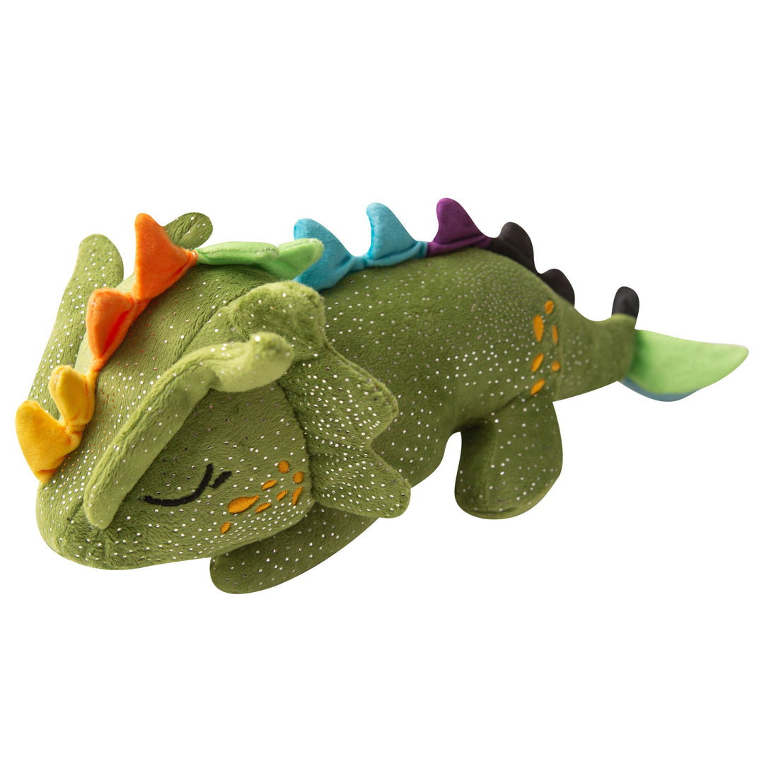Drowsy the Dragon Plush Dog Toy Green 14"