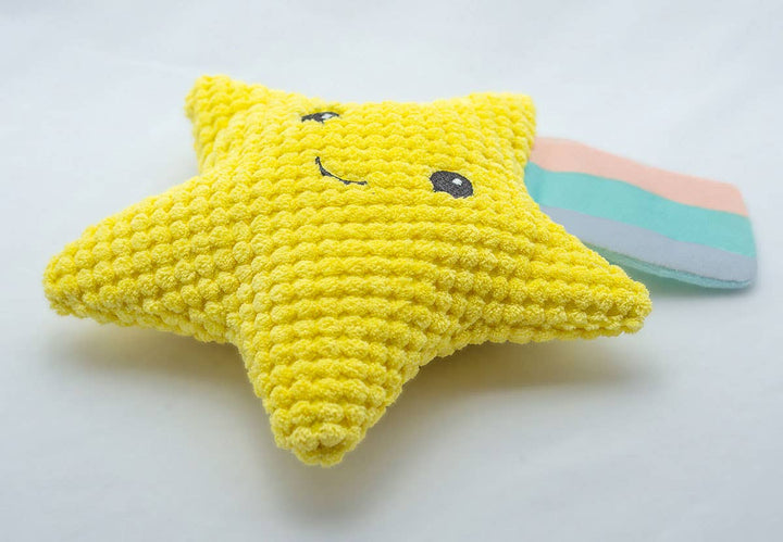 Shooting Star Plush Dog Toy 8"