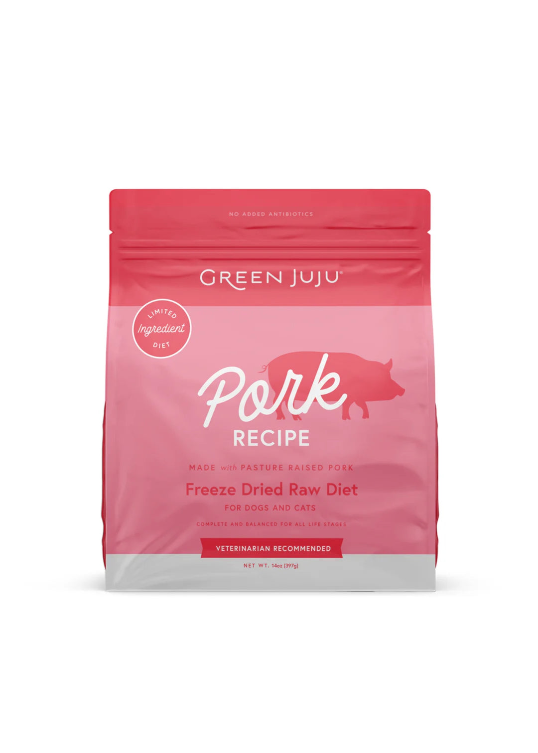 Pork Recipe Freeze Dried Raw Diet 14oz