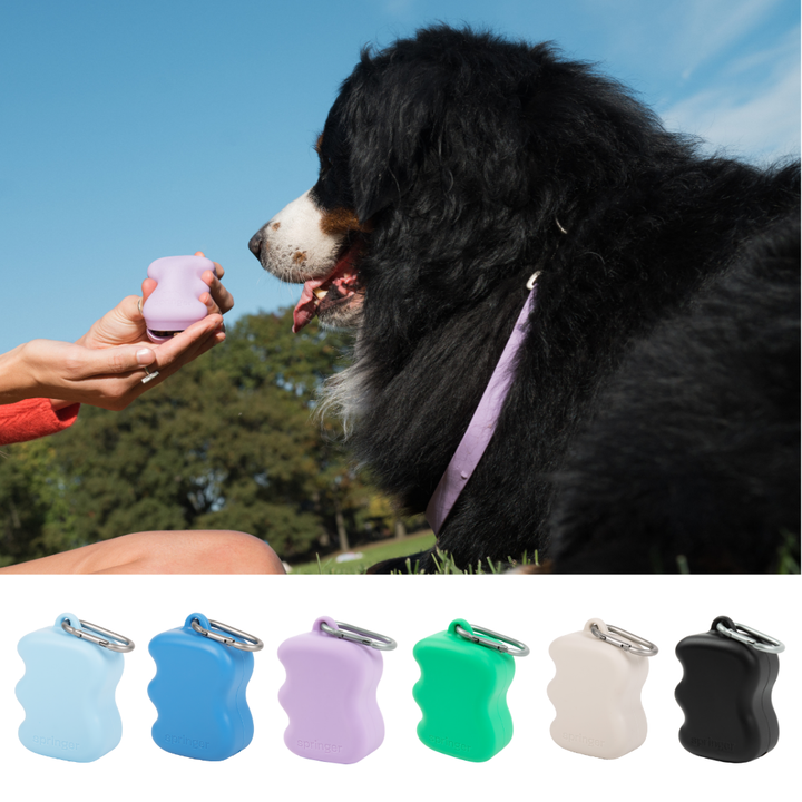 Squeeze Silicone Dog Treat Pouch Dispenser