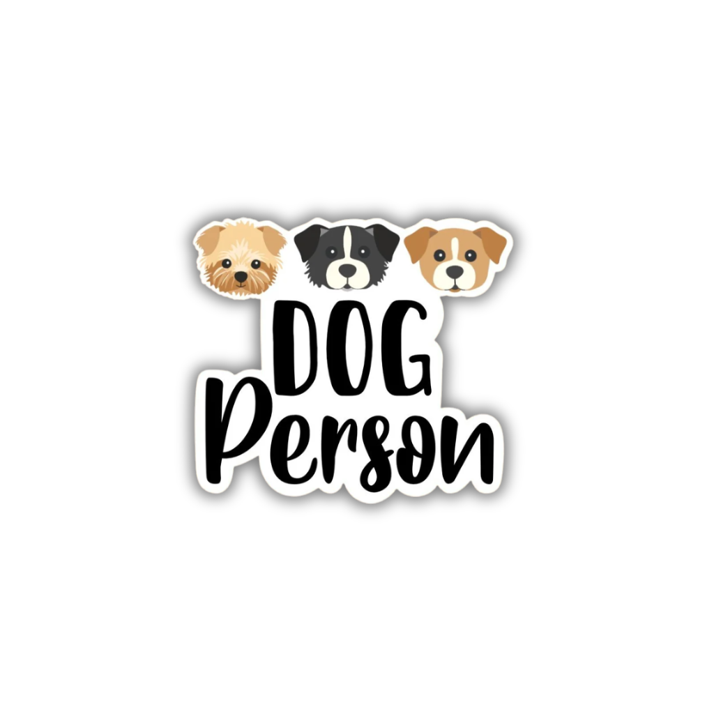 Dog Person Sticker