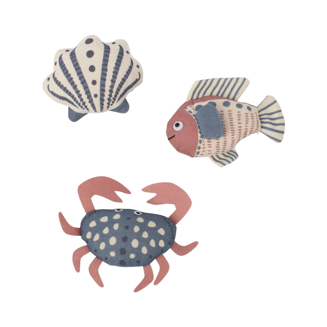 High Tides Good Vibes Canvas Dog Toy Set of 3