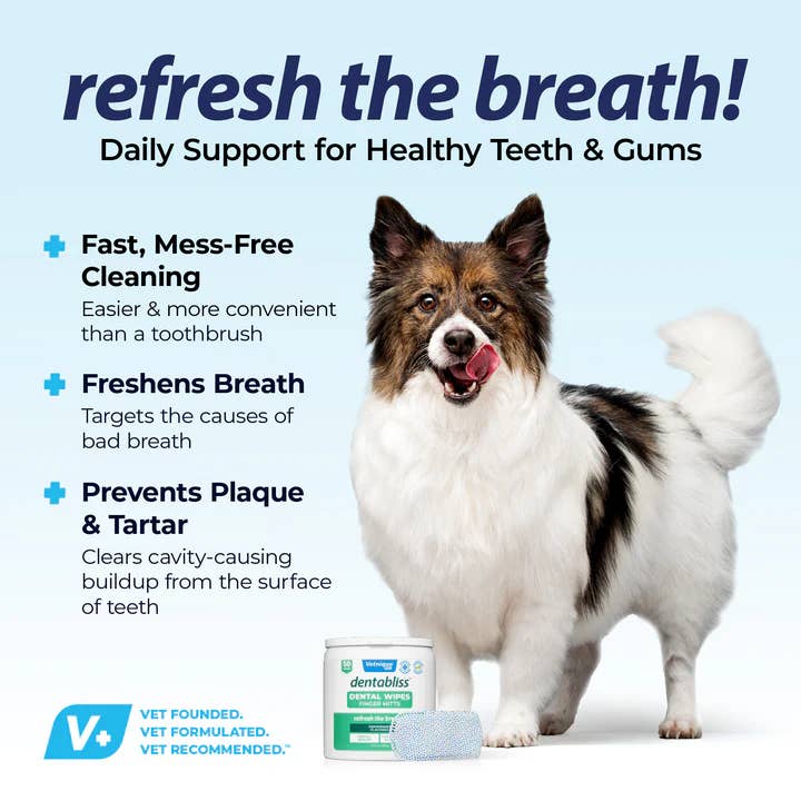 Dentabliss Peppermint Dental Wipes Finger Mitts 50ct