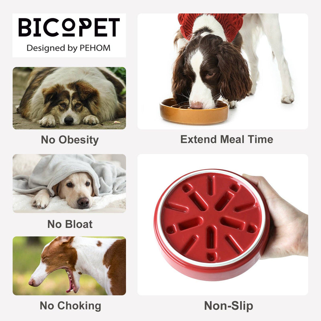 Wave Slow Feeder Dog Bowls