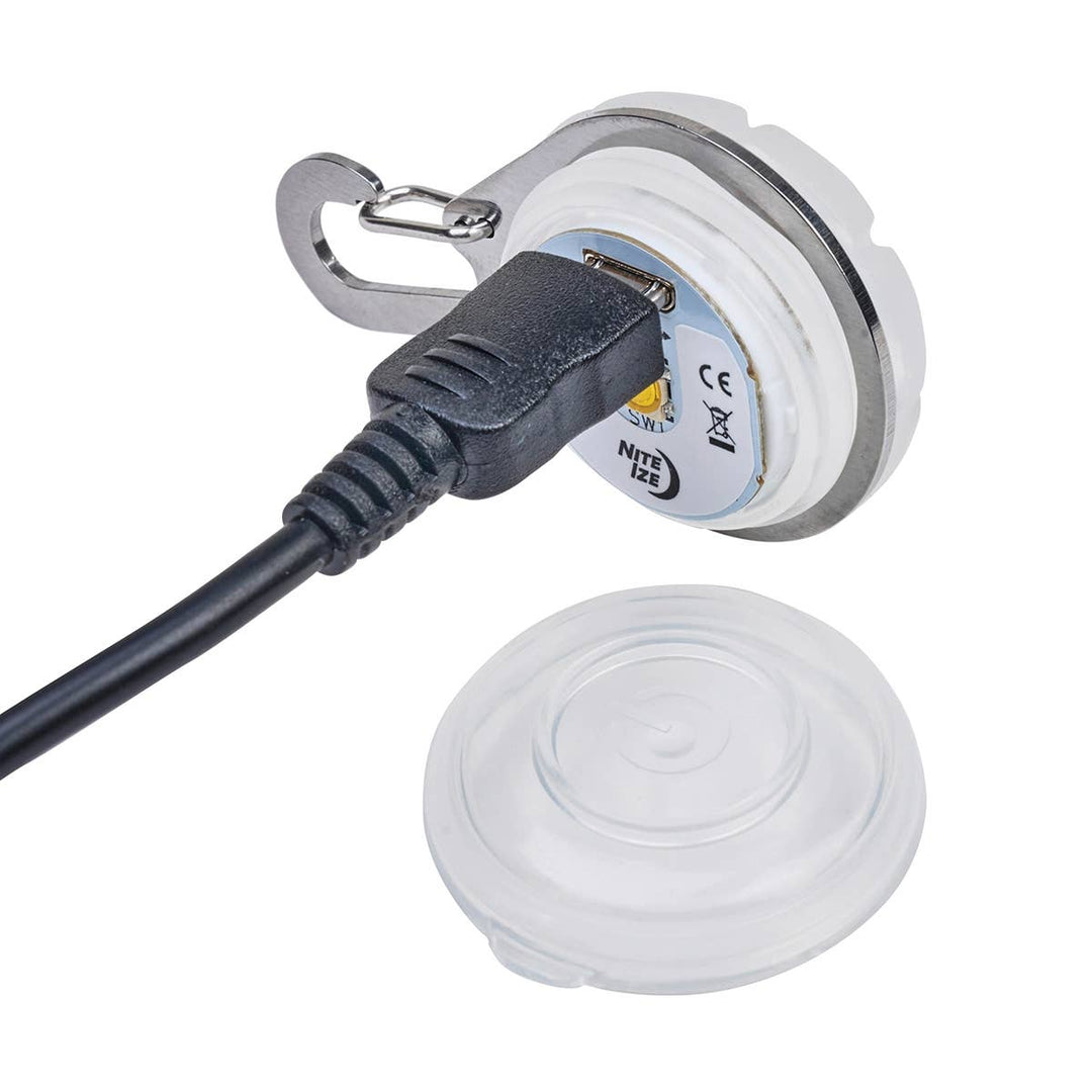 SpotLit® Rechargeable Collar Light - White