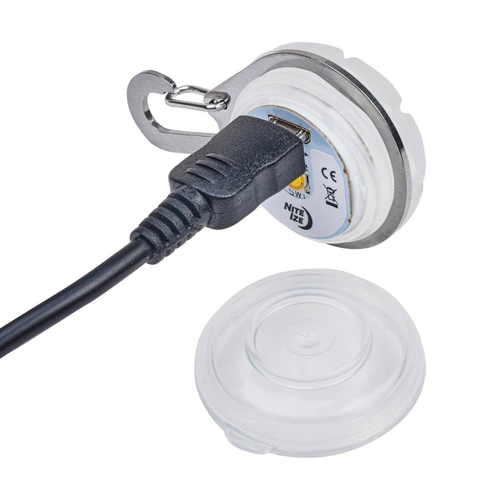 SpotLit® Rechargeable Collar Light - White