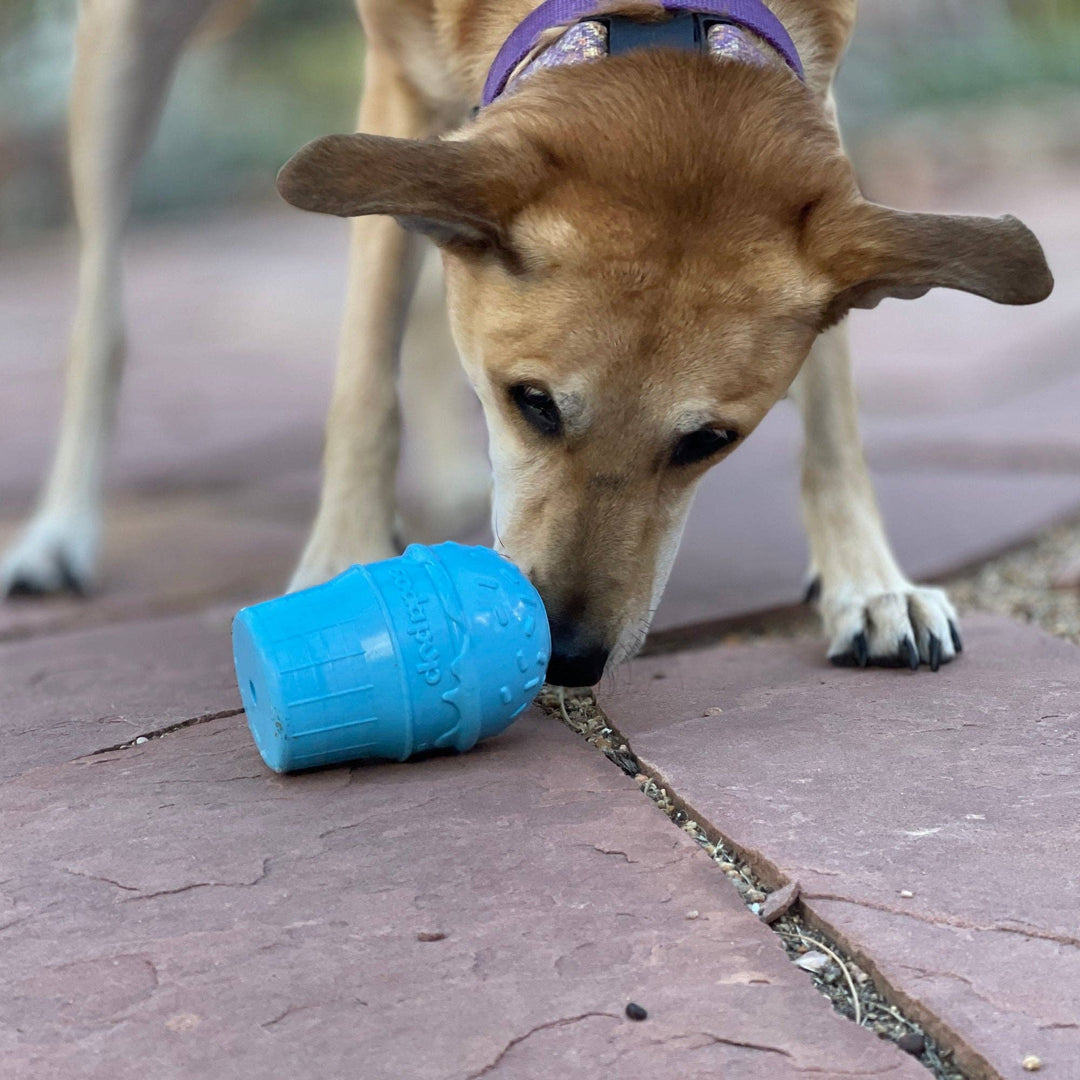 Ice Cream Cone Durable PUP-X Rubber Chew Toy &amp; Treat Dispenser