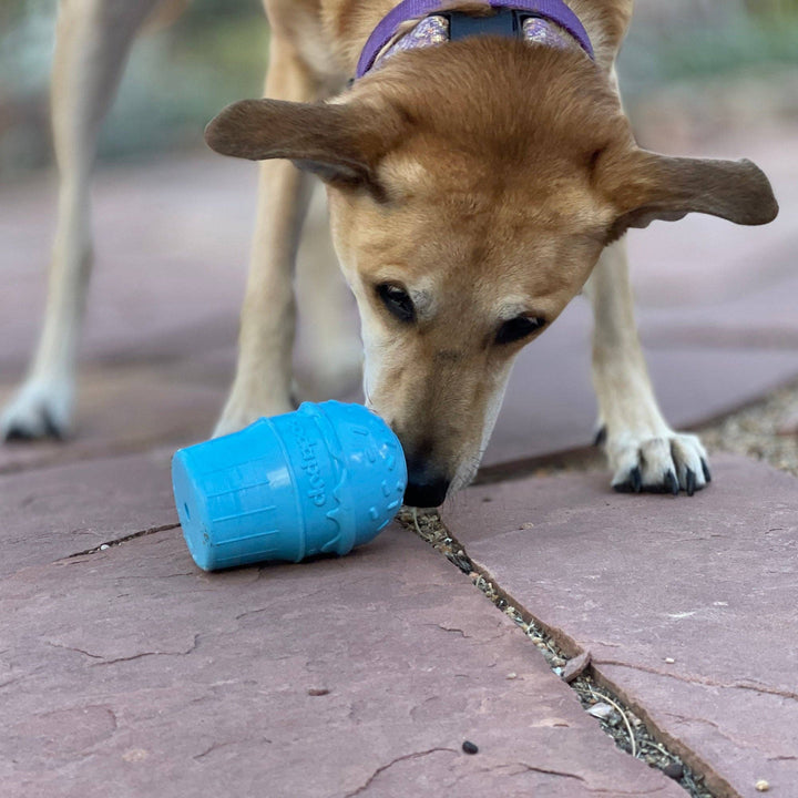 Ice Cream Cone Durable PUP-X Rubber Chew Toy &amp; Treat Dispenser