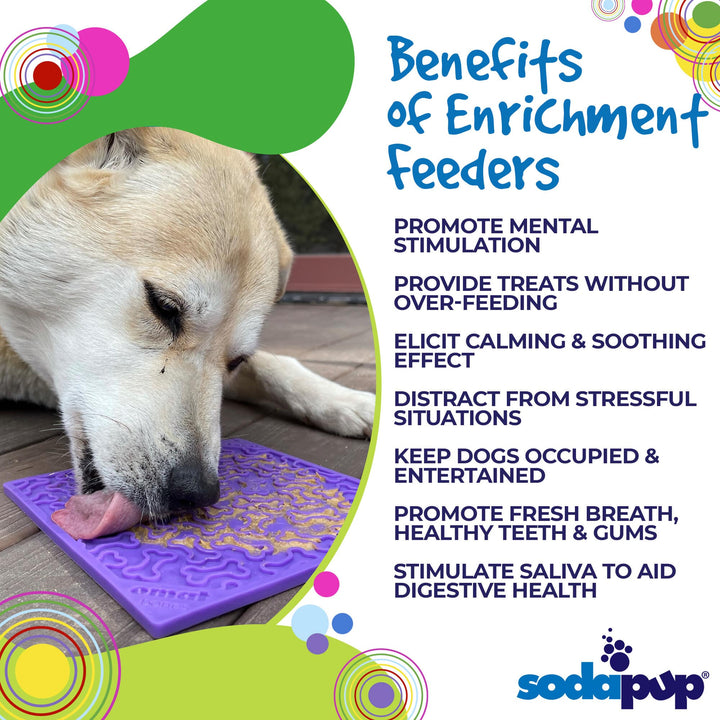 Bones eMat - Enrichment Lick Mat for Dogs and Cats