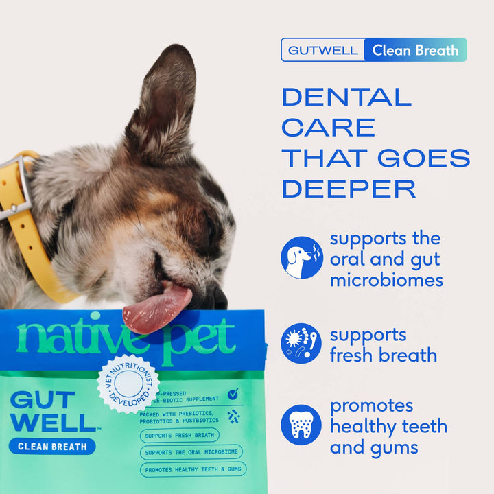 GutWell Clean Breath, Dog Dental Care Supplement